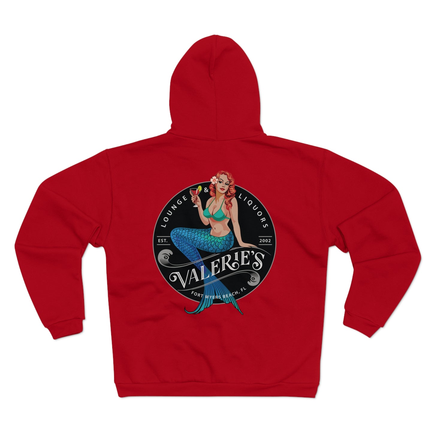 Valerie's Lounge Unisex Hooded Zip Sweatshirt