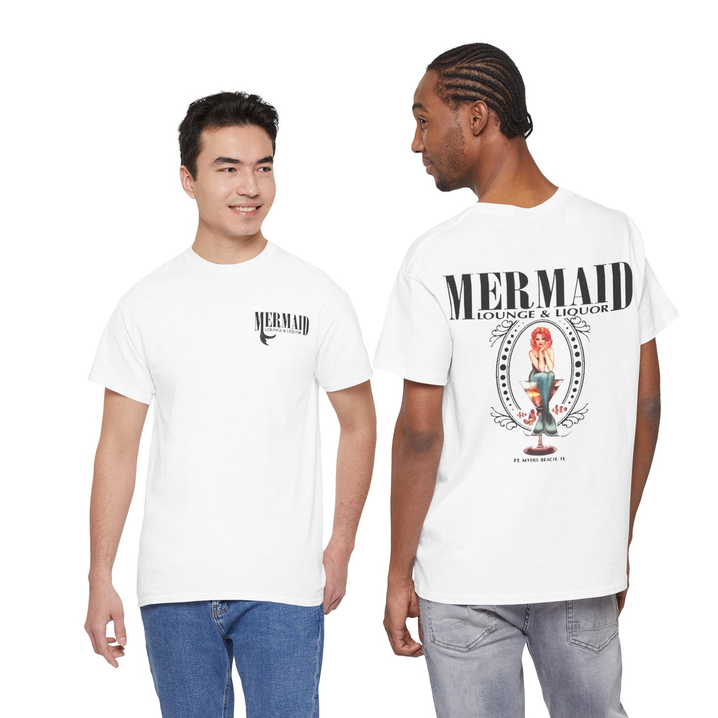 Mermaid Lounge Unisex Heavy Cotton Tee