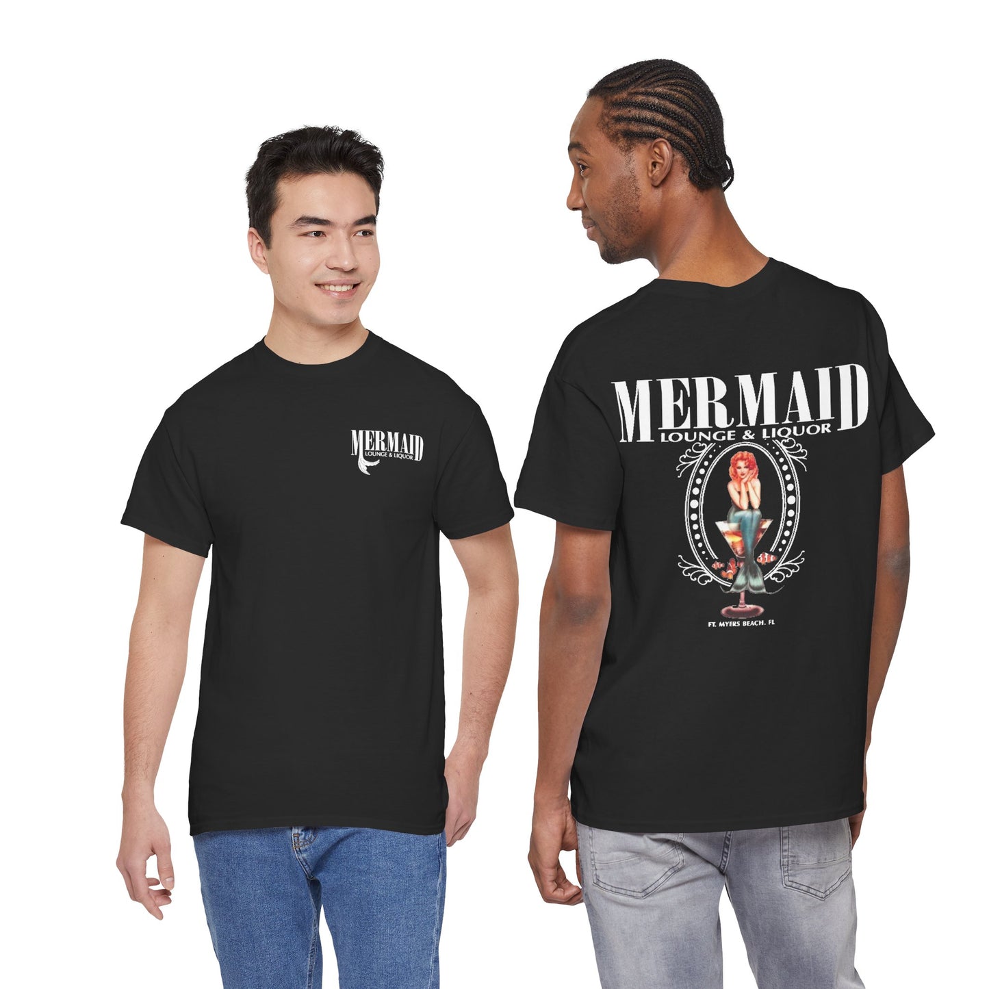 Mermaid Lounge Unisex Heavy Cotton Tee