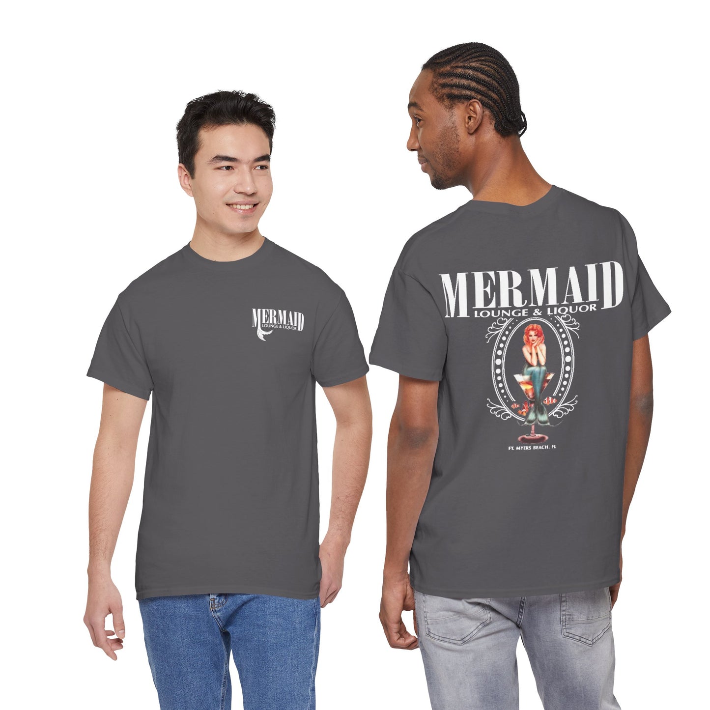 Mermaid Lounge Unisex Heavy Cotton Tee