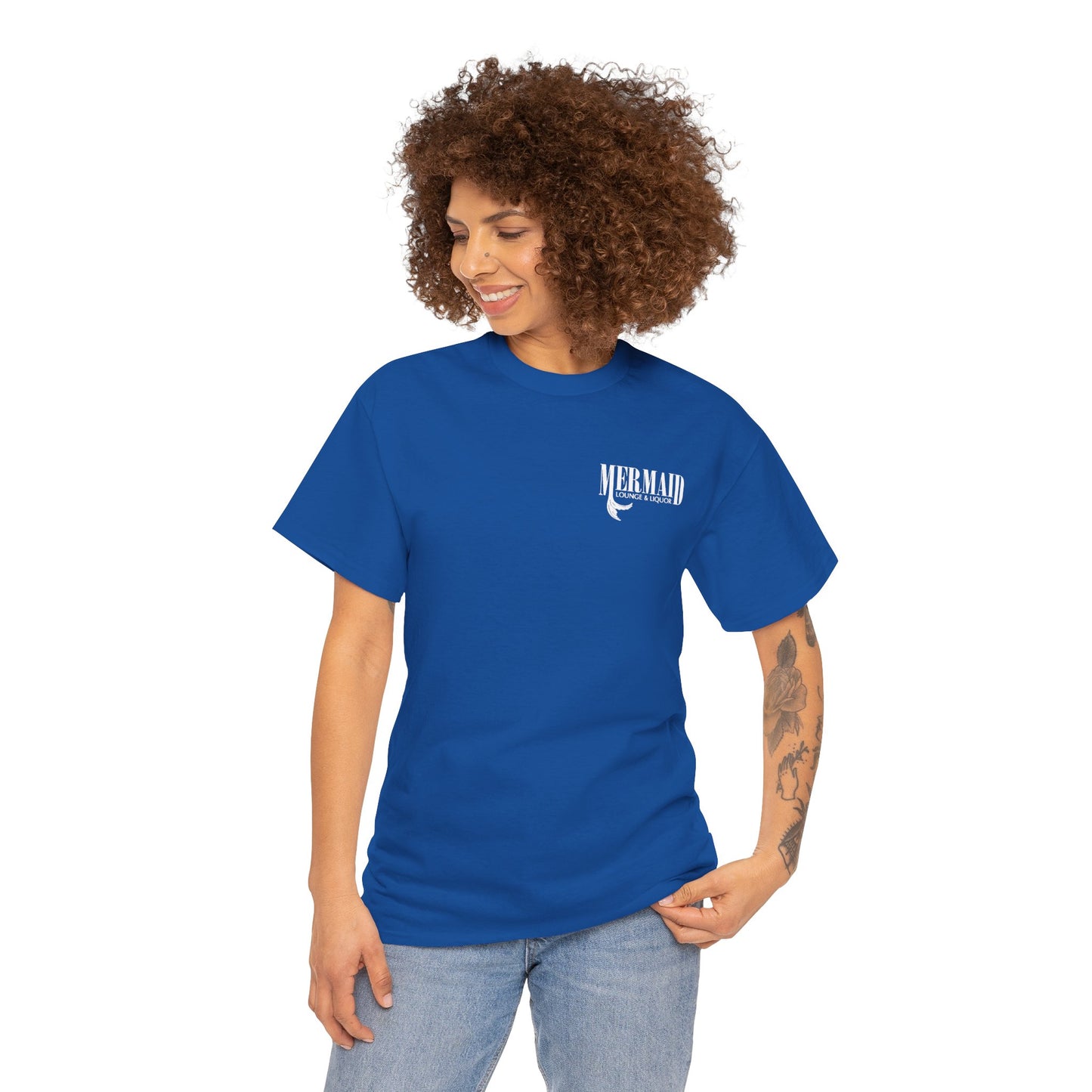 Mermaid Lounge Unisex Heavy Cotton Tee
