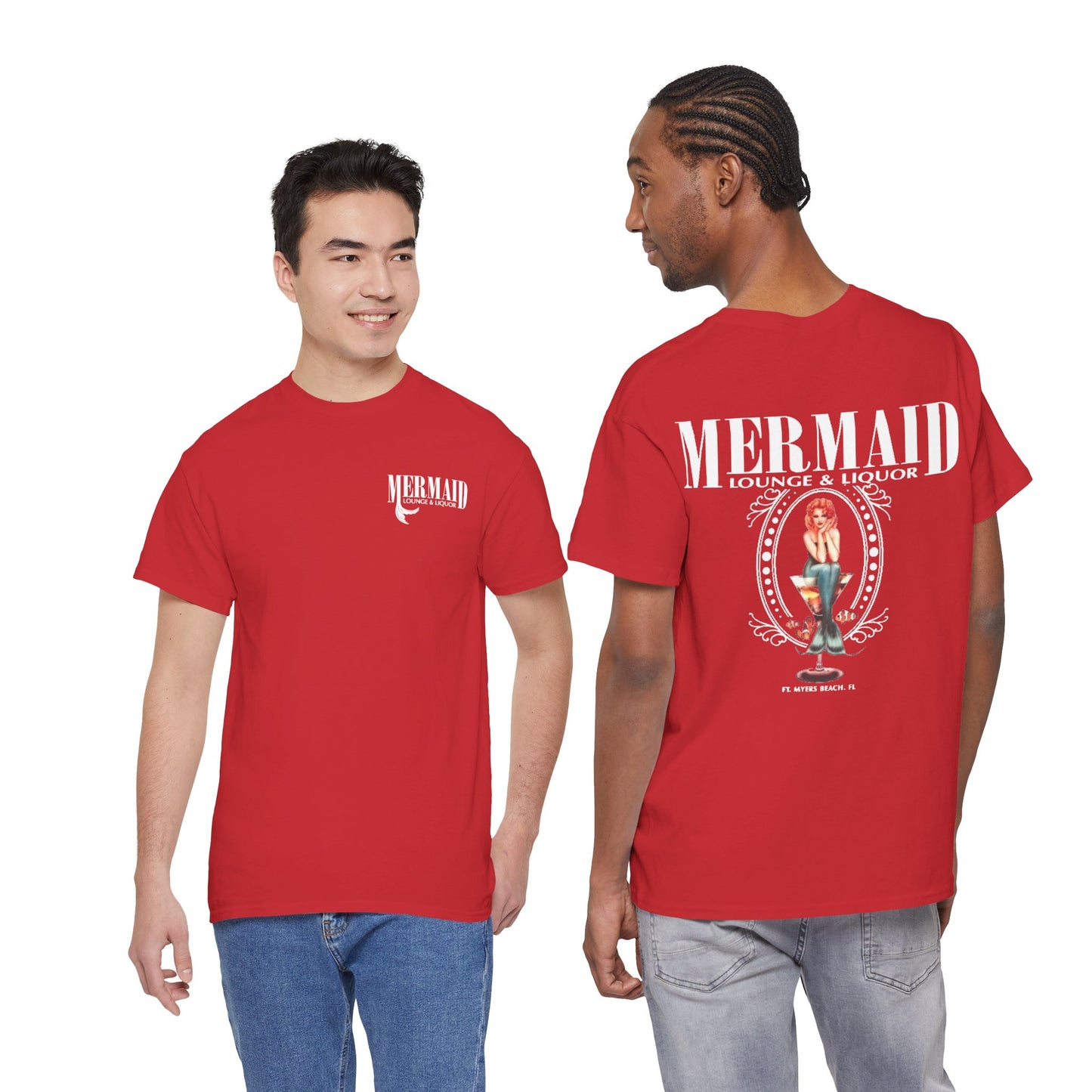 Mermaid Lounge Unisex Heavy Cotton Tee