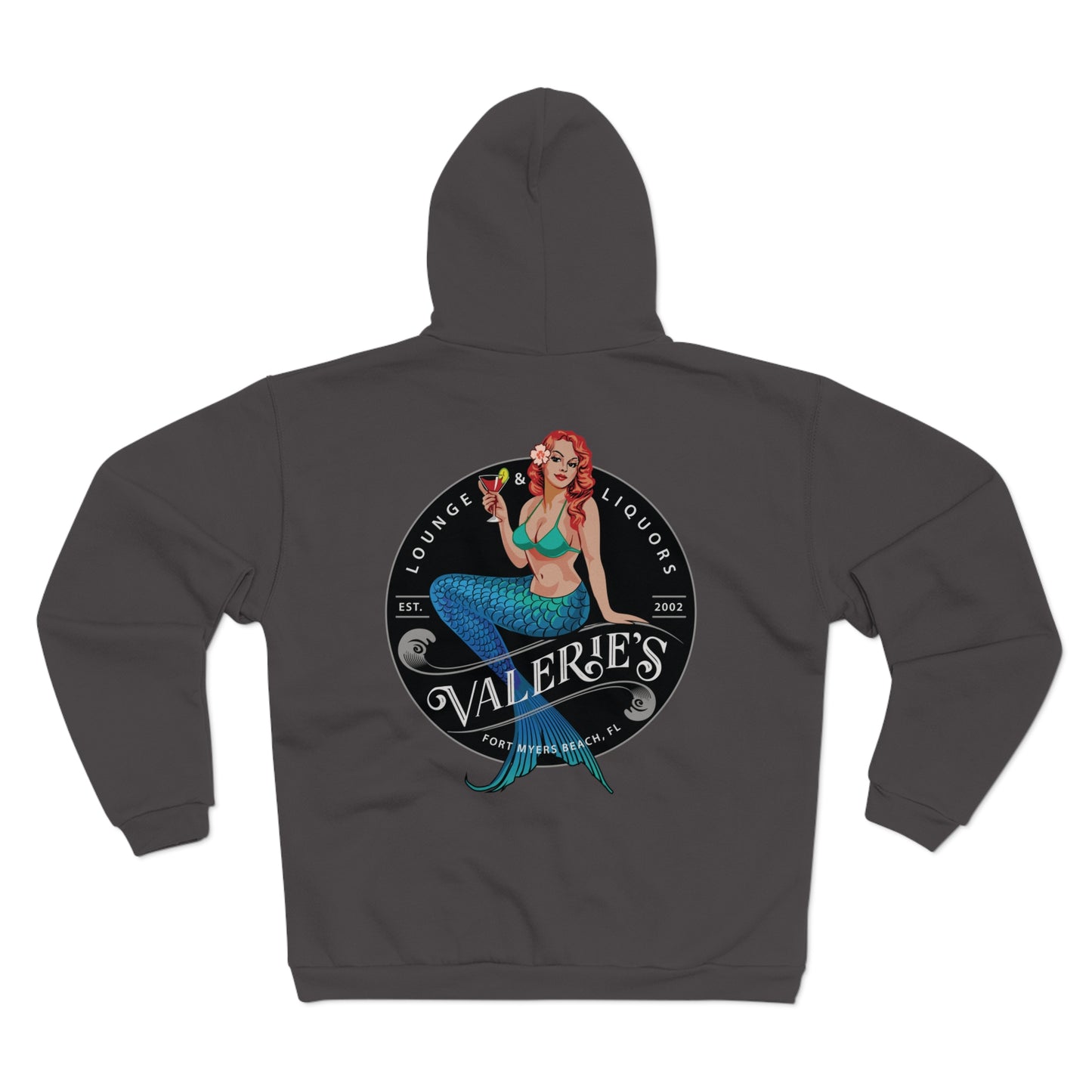 Valerie's Lounge Unisex Hooded Zip Sweatshirt