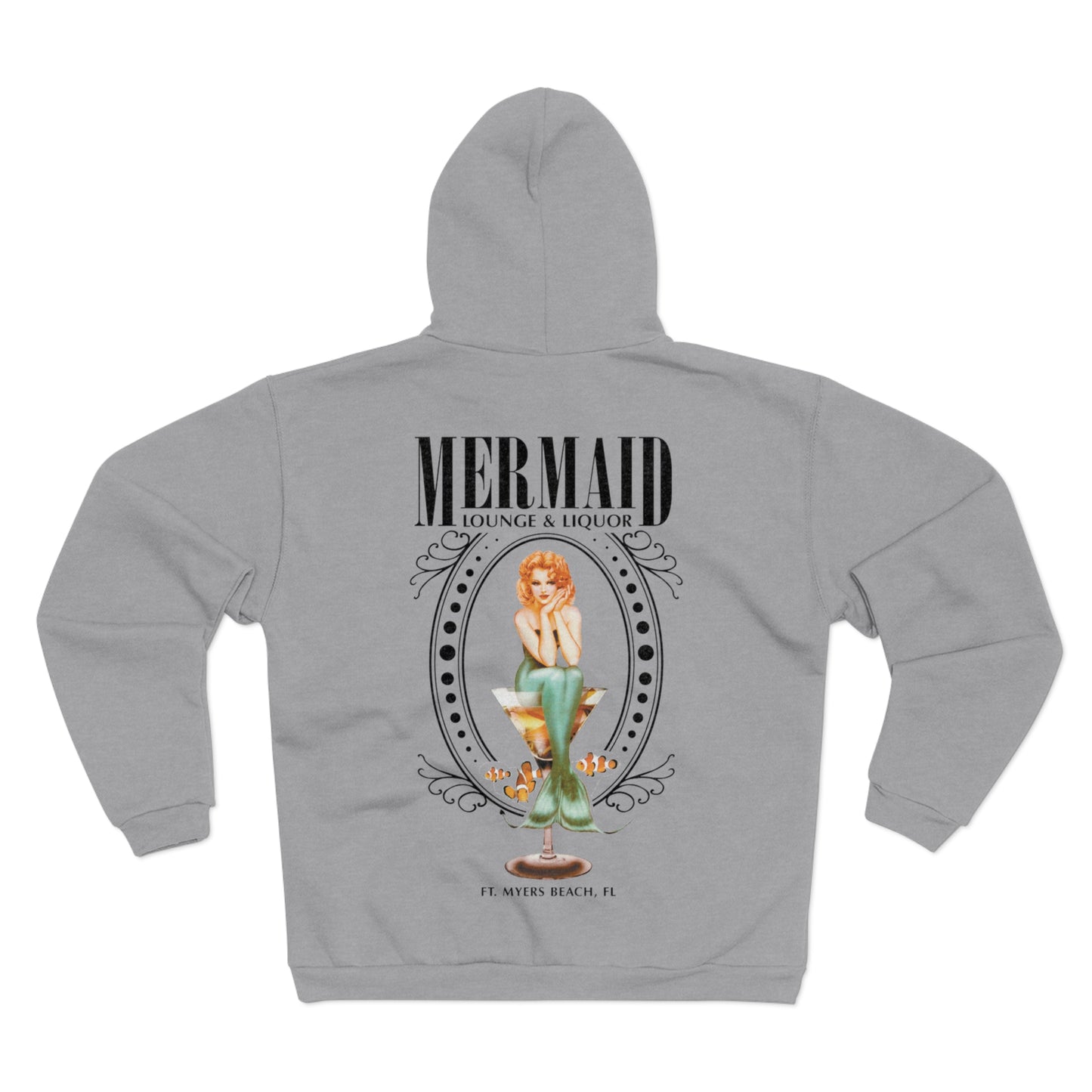 Mermaid Lounge Unisex Hooded Zip Sweatshirt