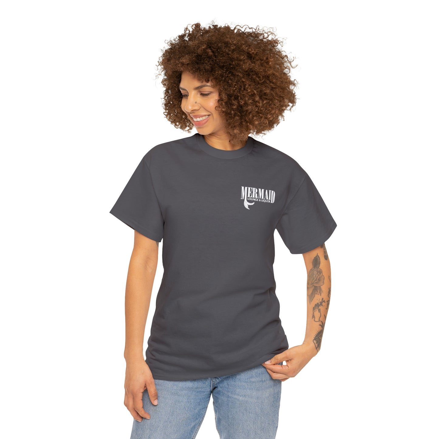 Mermaid Lounge Unisex Heavy Cotton Tee