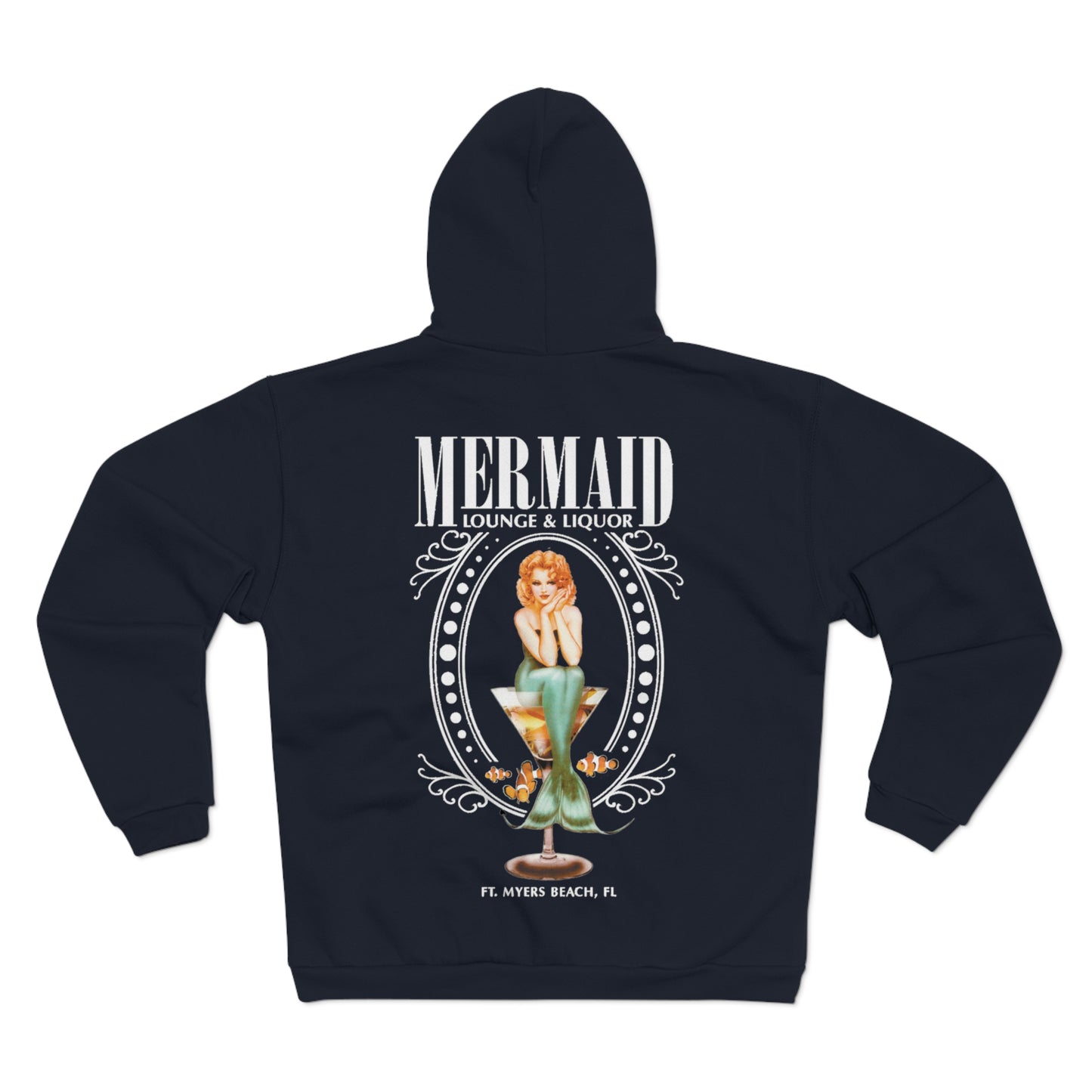 Mermaid Lounge Unisex Hooded Zip Sweatshirt