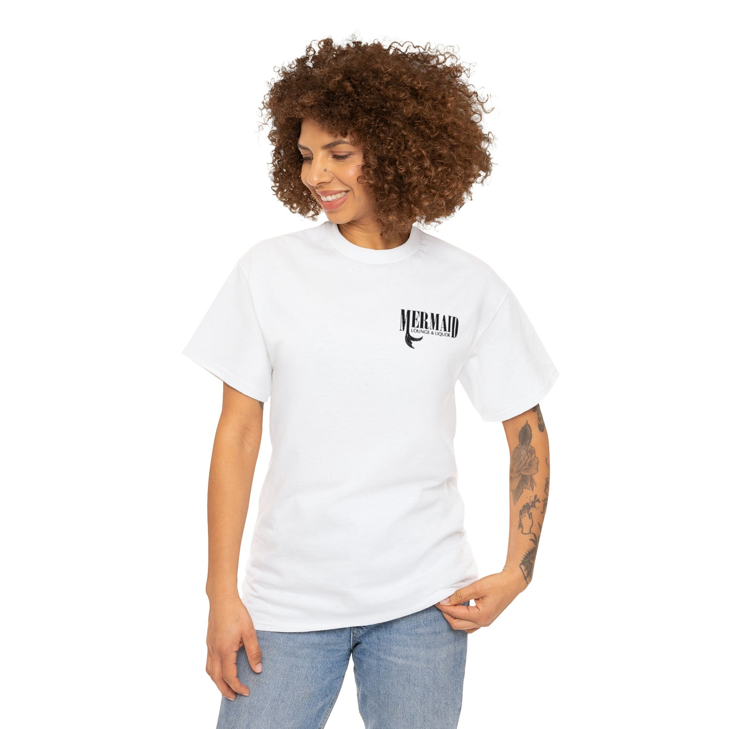 Mermaid Lounge Unisex Heavy Cotton Tee