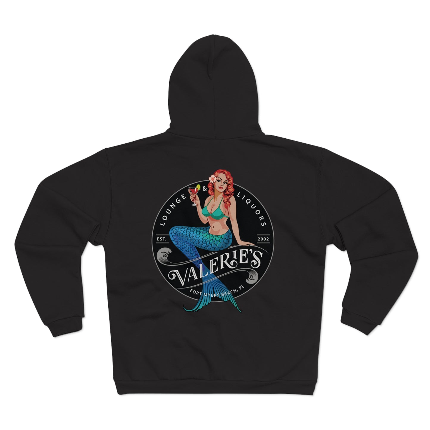 Valerie's Lounge Unisex Hooded Zip Sweatshirt