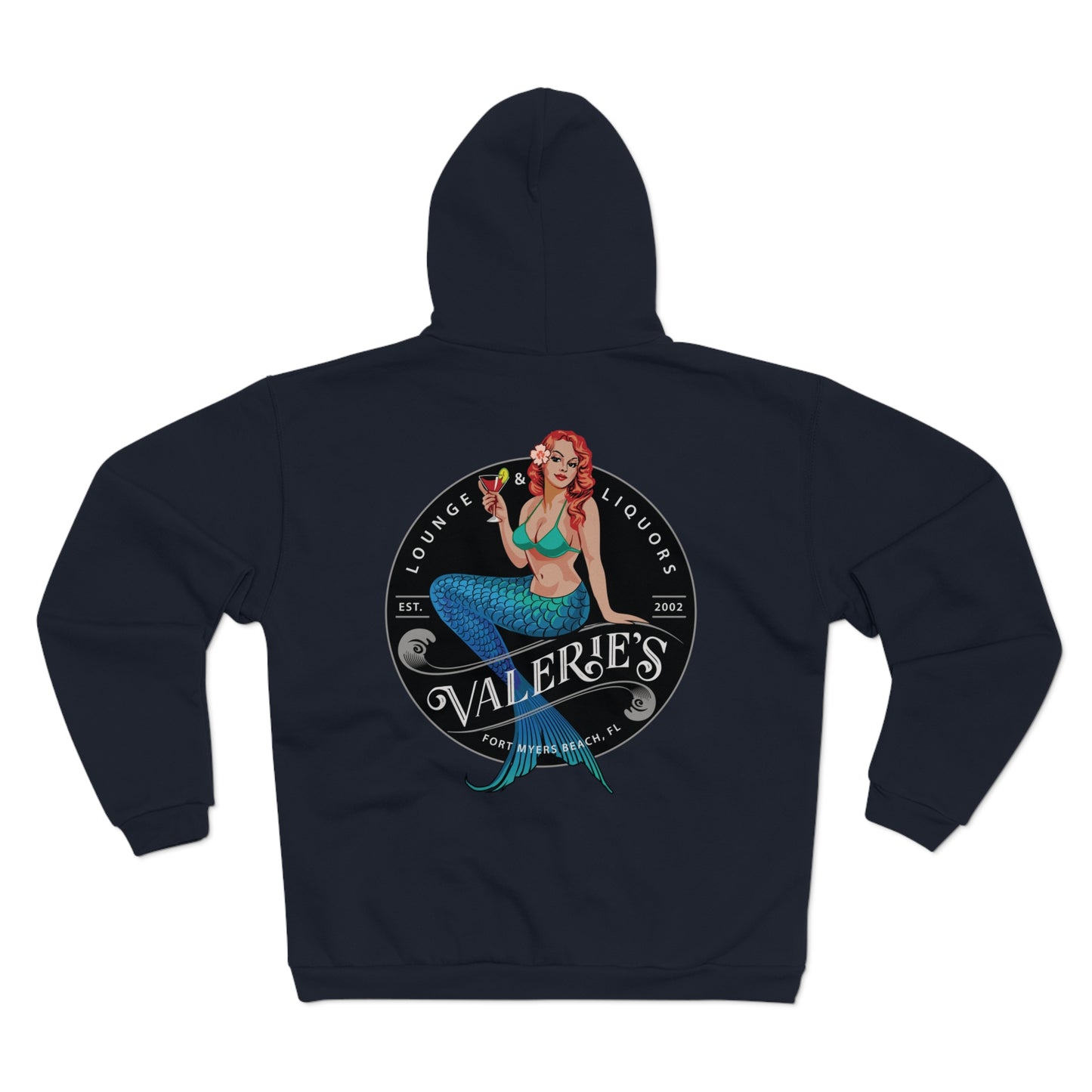 Valerie's Lounge Unisex Hooded Zip Sweatshirt