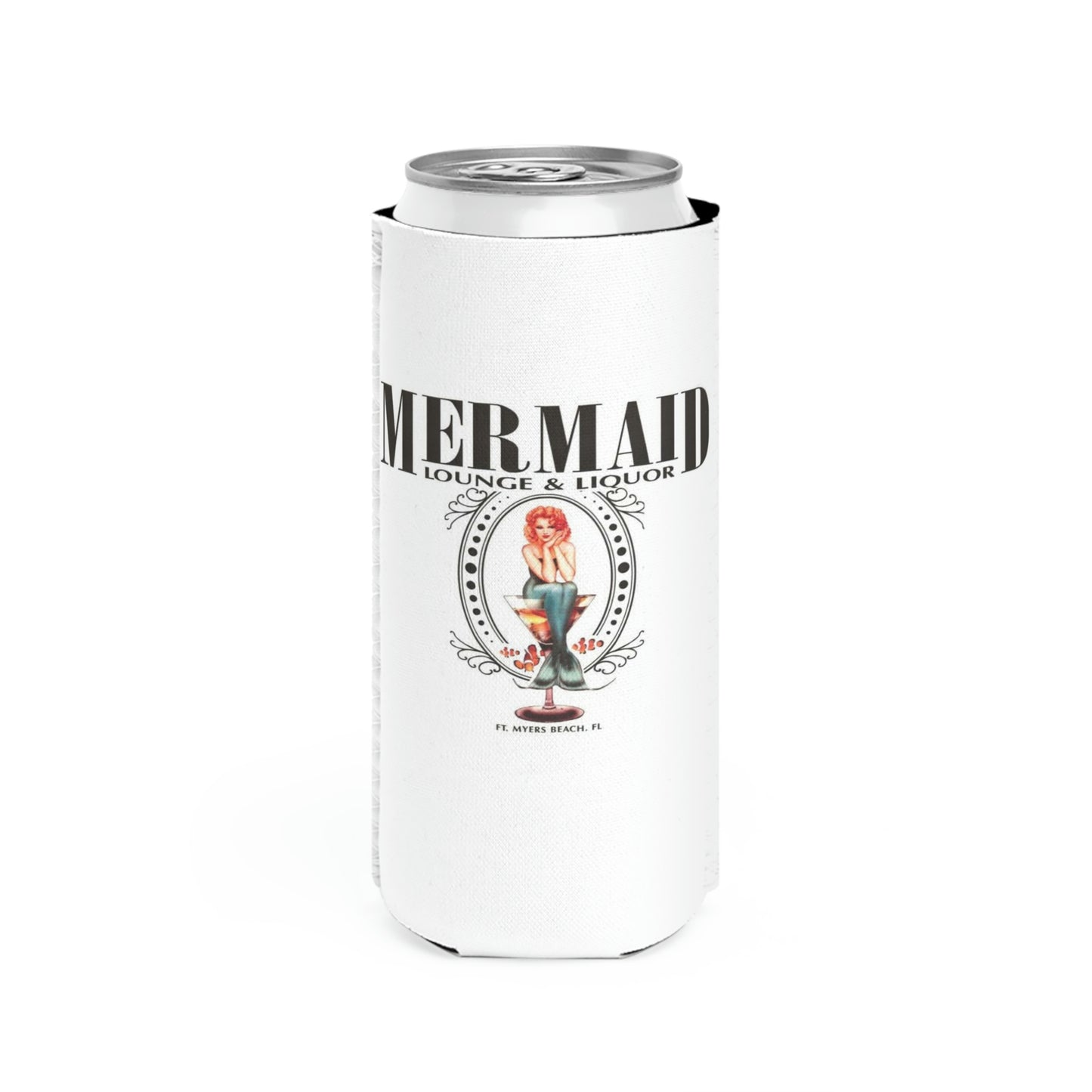 Valerie's & Mermaid Slim Can Koozie