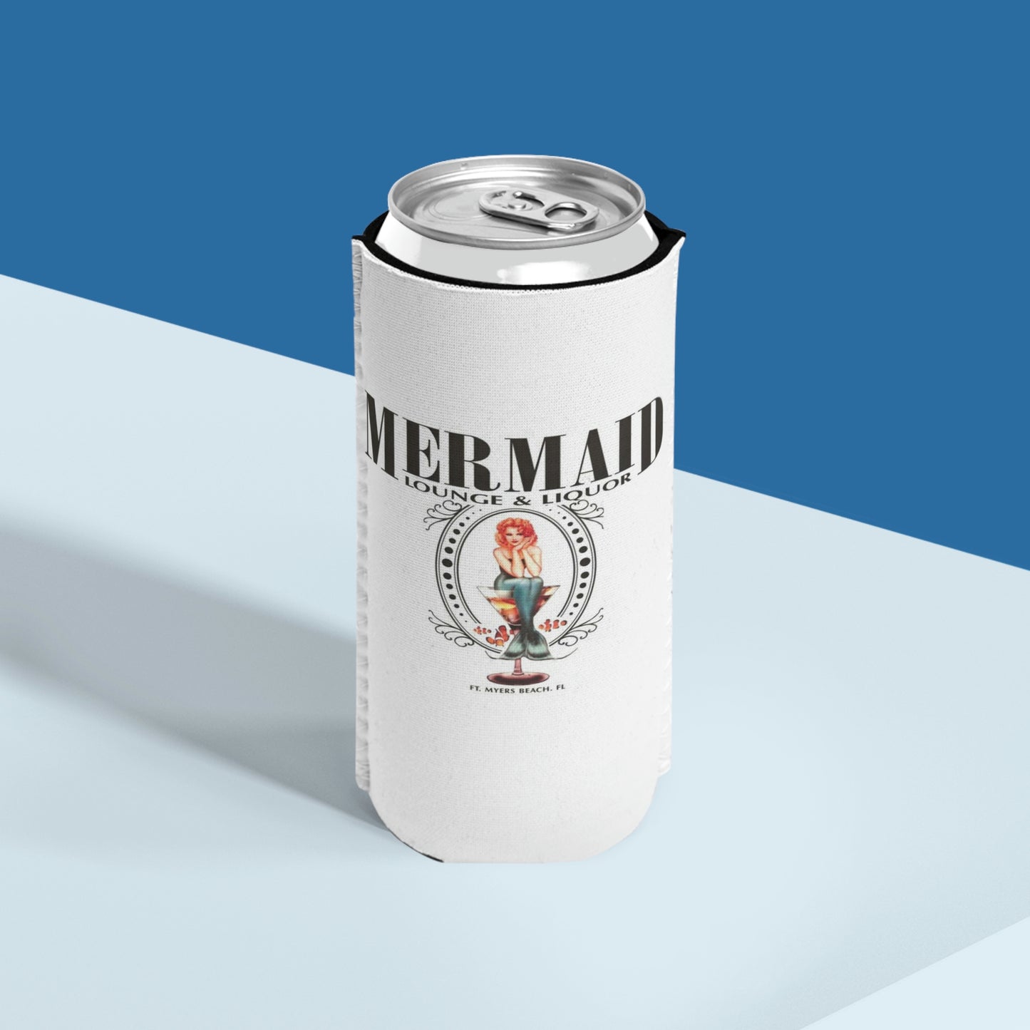 Valerie's & Mermaid Slim Can Koozie